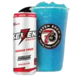 The 7 Brew menu Red Bull Available Upon Request 7 energy