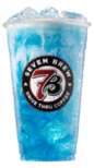 The 7 Brew menu blueberry lemonade