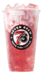 The 7 Brew menu pink mermaid fizz