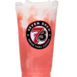 The 7 Brew menu strawberry bliss shake